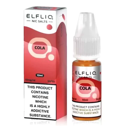 Cola By Elfliq 10ml Salts - Nicotine Strength#5mg (Salt)>10mg (Salt)>20mg (Salt) (83C21C)