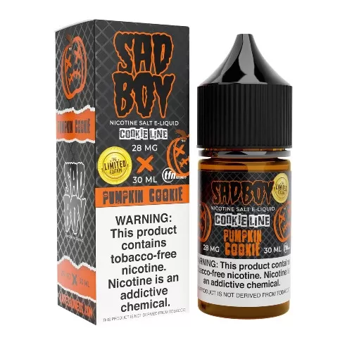 Sad Boy Tear Drops Salt E-Liquid – Pumpkin Cookie – 30ml