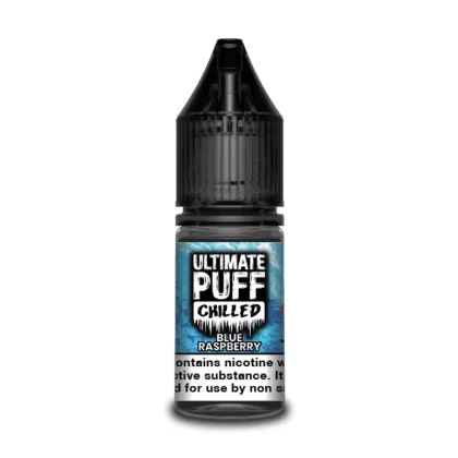 Ultimate Puff Chilled Blue Raspberry 10ml Vape Juice - 10 Pack - Strength 18mg