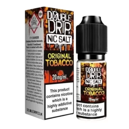 Original Tobacco Nic Salt E-Liquid by Double Drip (10ml) - 20mg