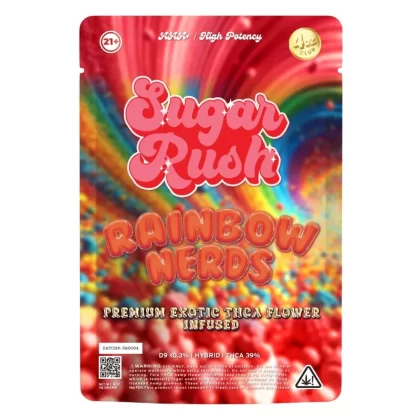Sugar Rush Premium Exotic Rainbow Nerds THC-A Flower – 3.5g