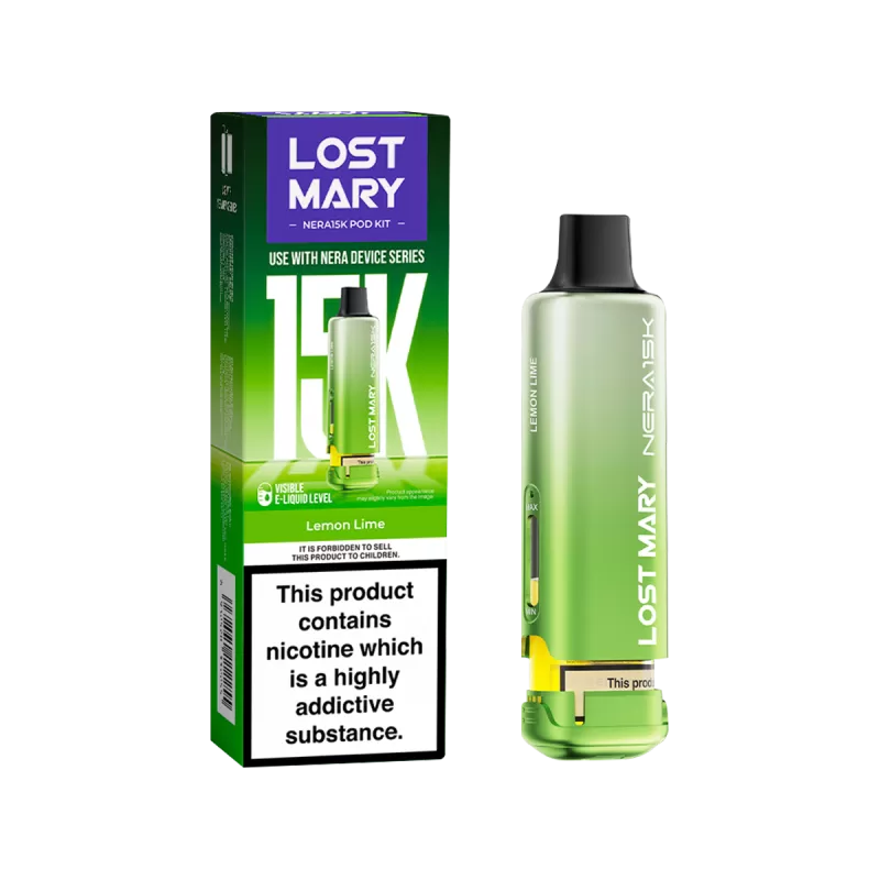 Lemon Lime Lost Mary NERA15K Refill Pack - Ecigwizard