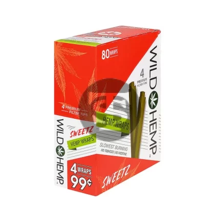 Wild Hemp Wraps Sweetz 20 packs of 4, 99c pre-price