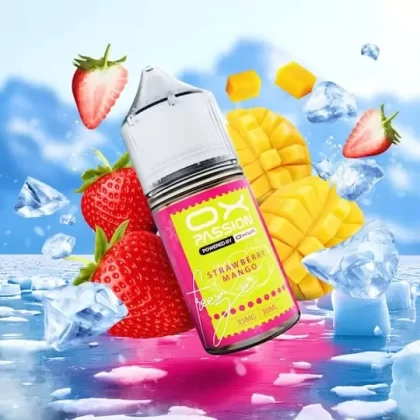 STRAWBERRY MANGO OX PASSION FREEZE SALT VAPE ELIQUID BY OXVA