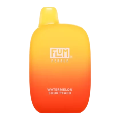Watermelon Sour Peach FLUM Pebble - Site#VAP~Nicotine#50mg~Size#Single>10 Pack