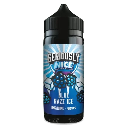 Doozy Seriously Nice 100ml E-Liquid Shortfill Blue Razz Ice - Title#0mg (91C754)