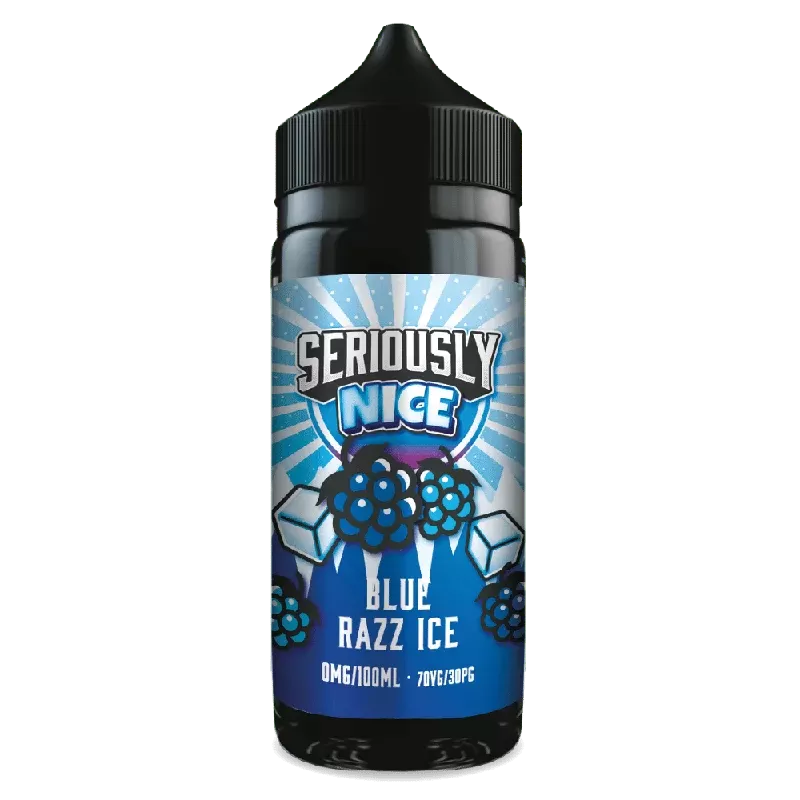 Doozy Seriously Nice 100ml E-Liquid Shortfill Blue Razz Ice - Title#0mg (91C754)