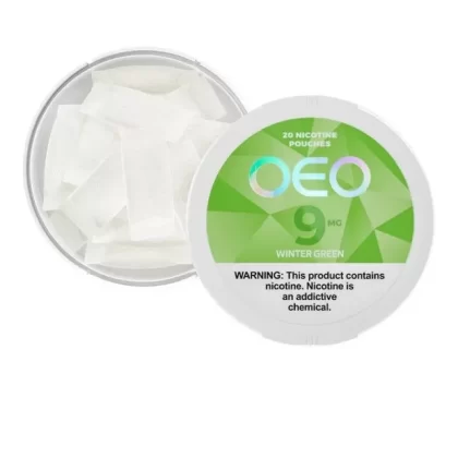 OEO Wintergreen Nicotine Pouches - Strength#6mg>9mg~Size#20-count