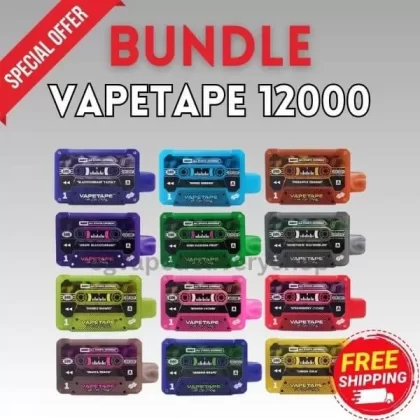 Vapetape 12000 Puffs Bundle