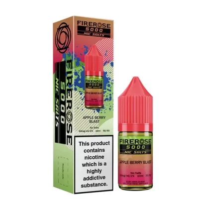Elux Firerose 5000 Apple Berry Blast E Liquid - Nicotine Strength#20mg>10mg (65B107)
