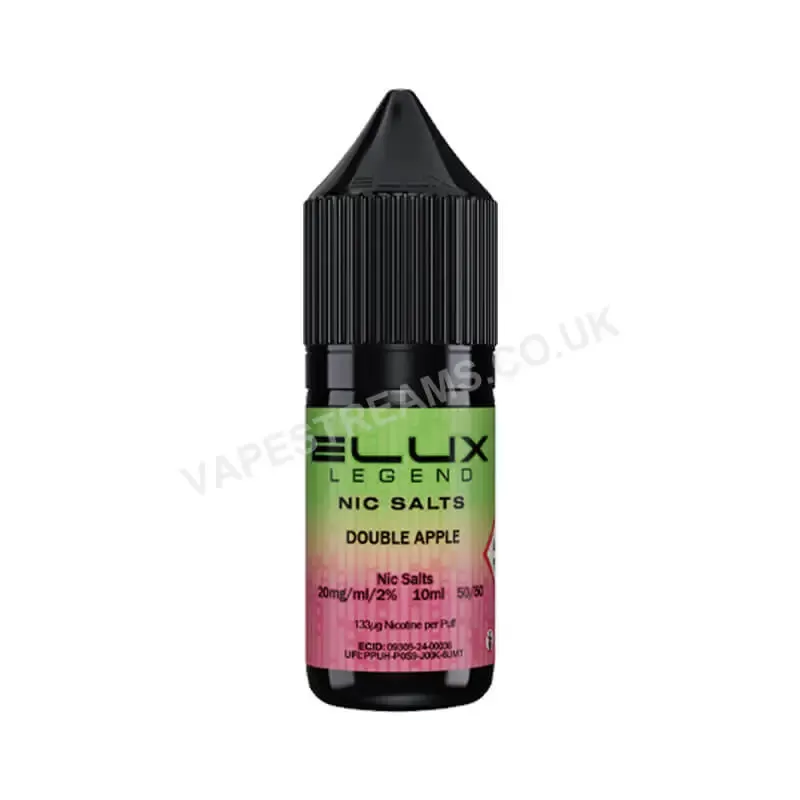 Elux Legend Double Apple Nic Salt E-Liquid - Vapestreams Co