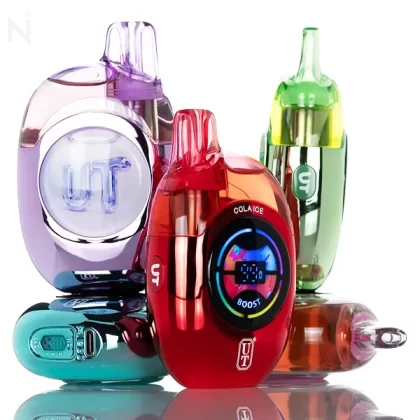FLUM UT Bar 50K Clear Tank Disposable - Mango Peach