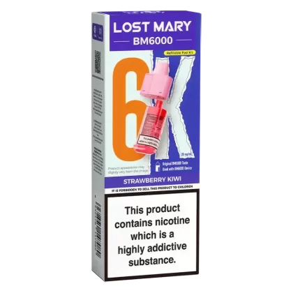 Lost Mary BM6000 Strawberry Kiwi Prefilled Pods