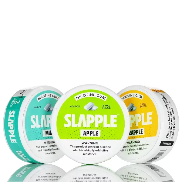 Slapple Nicotine Gum – 40ct - Lemon – 2mg, Lemon – 4mg