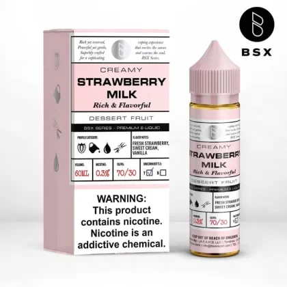 Glas BSX Strawberry Milk eJuice - Vape Product; Vape Product, Vape Product (ACE783)