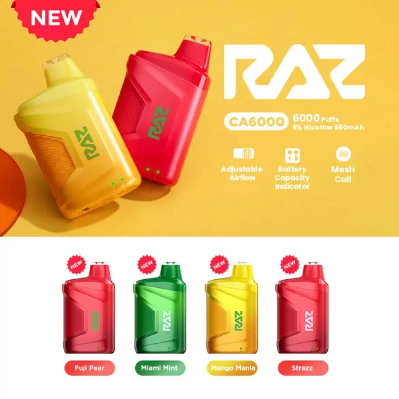 Raz CA6000 6K Puffs Vape - Image 2