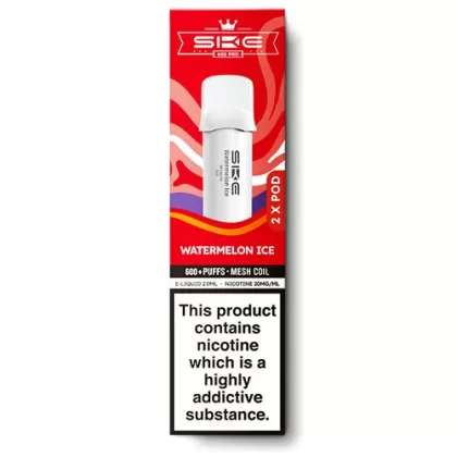 Watermelon Ice SKE 600 Pro Pods - 20 mg/ml, 10 mg/ml