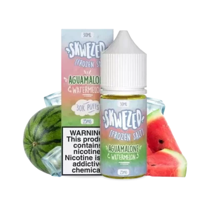 SKWEZED FROZEN AGUAMALONE WATERMELON ICE SALTNIC 30ML