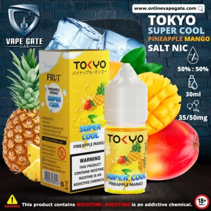 Tokyo Super Cool Pineapple Mango Saltnic 30ml - 20 mg - 30 ml