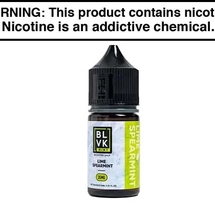 LIME SPEARMINT ICE BY BLVK MINT SALT 30ML - Vapejuice