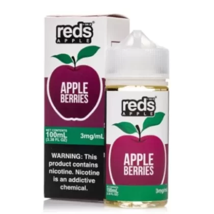7 Daze Reds Apple Berries 100ml Vape Juice - Eightvape