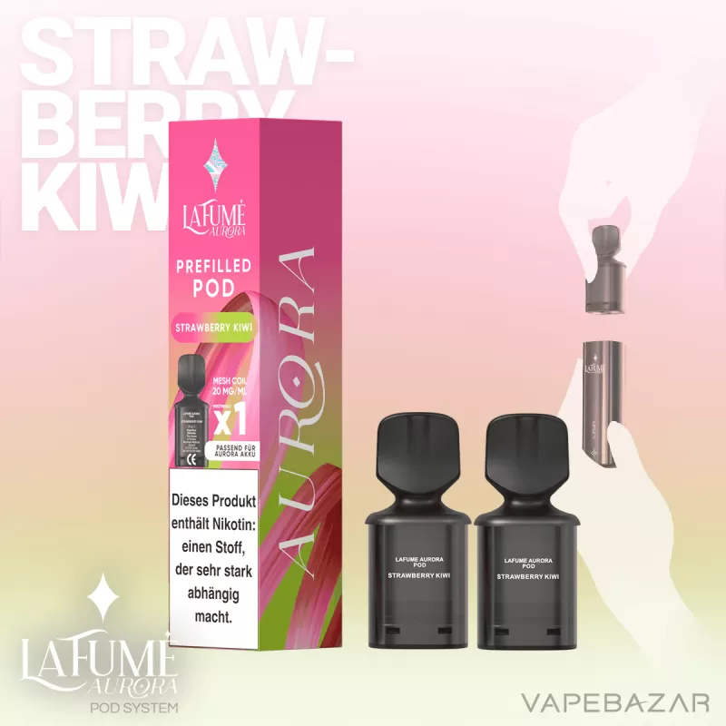 La Fume Aurora Podsystem – Strawberry Kiwi 2er Pack - Image 2