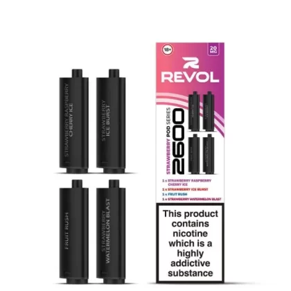 Revol 2600 4 In 1 Prefilled Replacement Pods - Vape Co