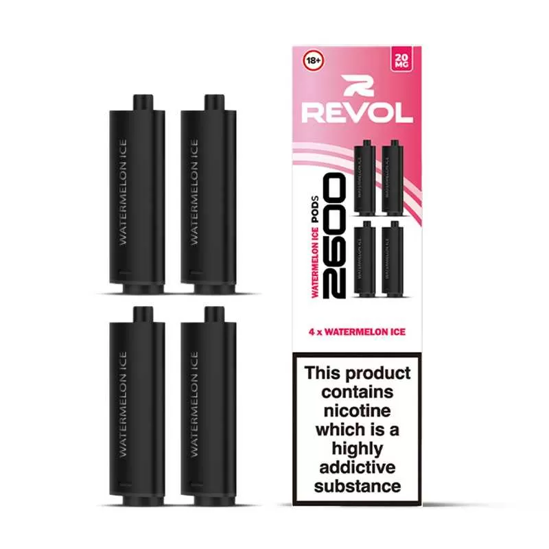 Revol 2600 4 In 1 Prefilled Replacement Pods - Vape Co - Image 2