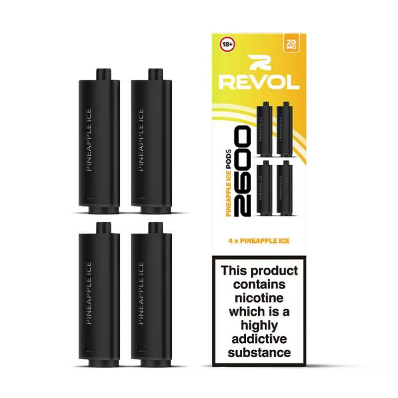 Revol 2600 4 In 1 Prefilled Replacement Pods - Vape Co - Image 3