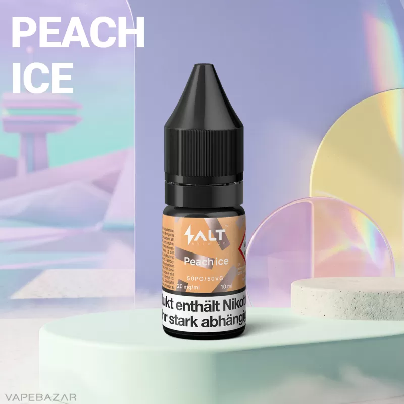 Salt Liquid – Peach Ice - VapeApe; 20mg/ml - Image 2