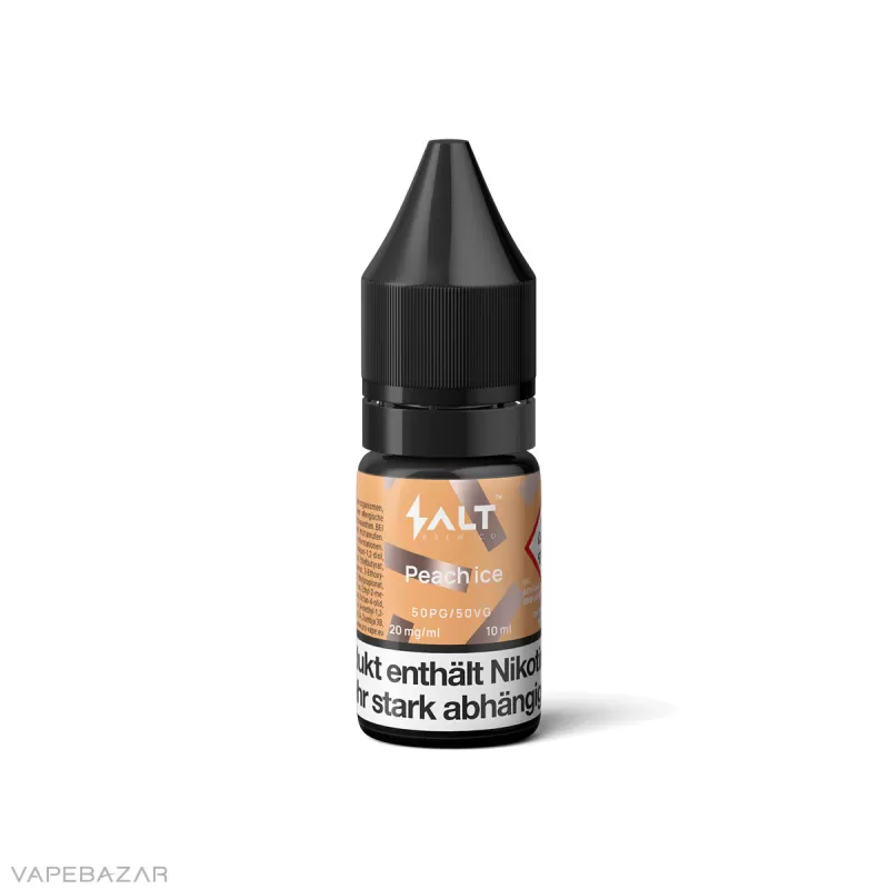 Salt Liquid – Peach Ice - VapeApe; 20mg/ml - Image 3