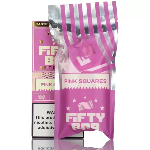 Fifty Bar 6500 Puffs Disposable Vape - 14ML - Cinnamon Funnel Cake - Image 2
