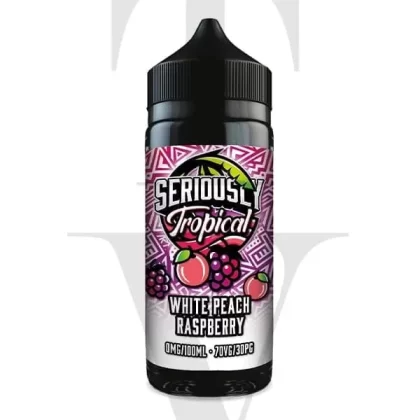 DOOZY VAPE SERIOUSLY TROPICAL – WHITE PEACH RASPBERRY 100ML SHORTFILL