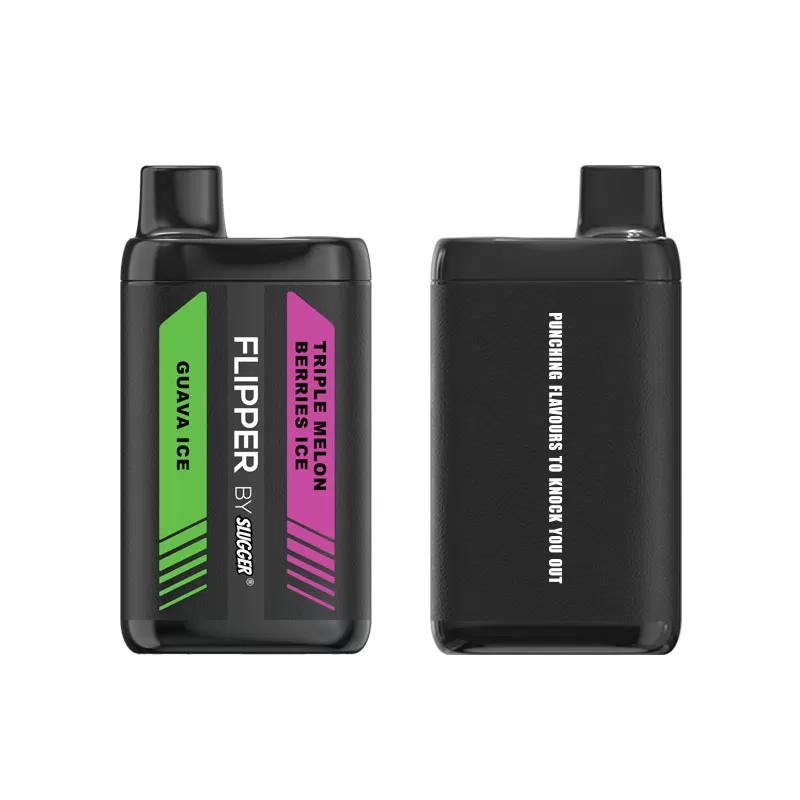 Flipper Disposable Vape -Guava Ice+Triple Melon Berries Ice 40mg (12000 Puffs)
