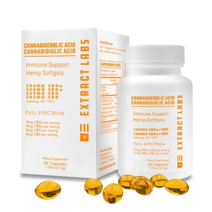 Extract Labs CBGa CBDa Capsules | Immune Support