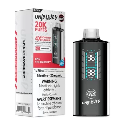 Flavour Beast Unleashed DCP 20K Disposable Vape – Epic Strawberry