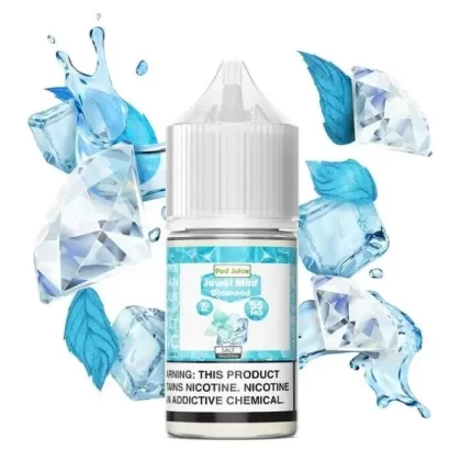 Jewel Mint Diamond Nicotine Salt by Pod Juice - Size#30ml~Nicotine#35MG>55MG>45MG>5MG
