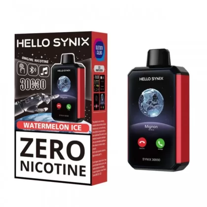 Hello Synix 30K Zero Nicotine Disposable Vape 28ml - Morevaping