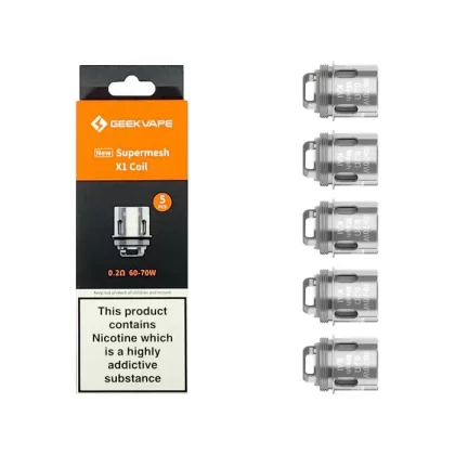 Geekvape Supermesh Coil - Resistance#X1 0.2>X2 0.3