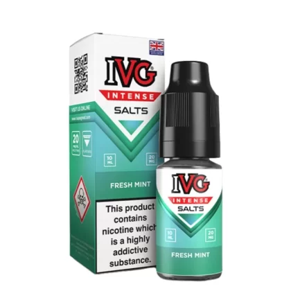 Fresh Mint Nic Salts E-Liquid Intense Salts Series by IVG (10ml) - 20mg