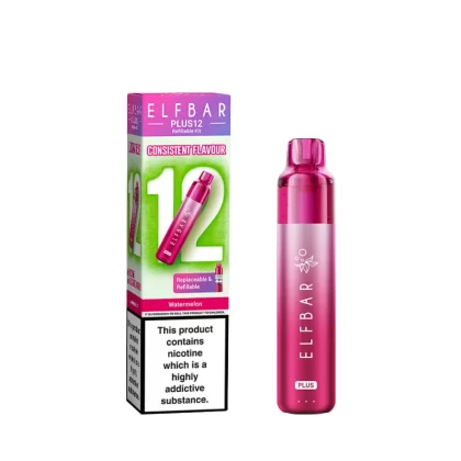 Elf Bar Plus 12 Prefilled Pod Vape Kits - Blueberry Sour Raspberry