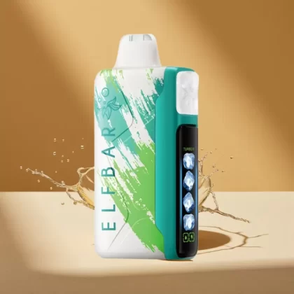 Elf Bar Ice King 40000 Puffs Rechargeable Disposable Vape with Adjustable Cooling & LCD Display – Baja Splash