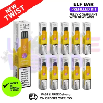 Elf Bar 600 Puff Elfturbo ICE Box of 10