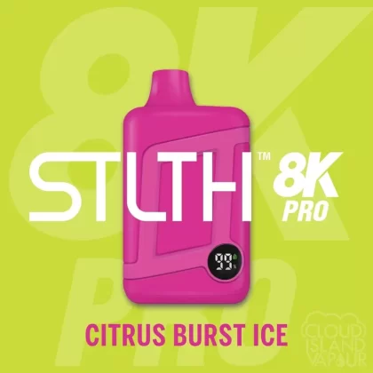 STLTH 8K PRO Disposable Vape – Citrus Burst Ice - Ecigpremium