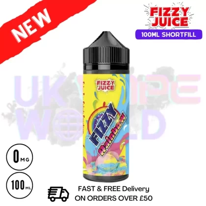 Rainbow Fizzy Juice 100ml E-Liquid – £7.89