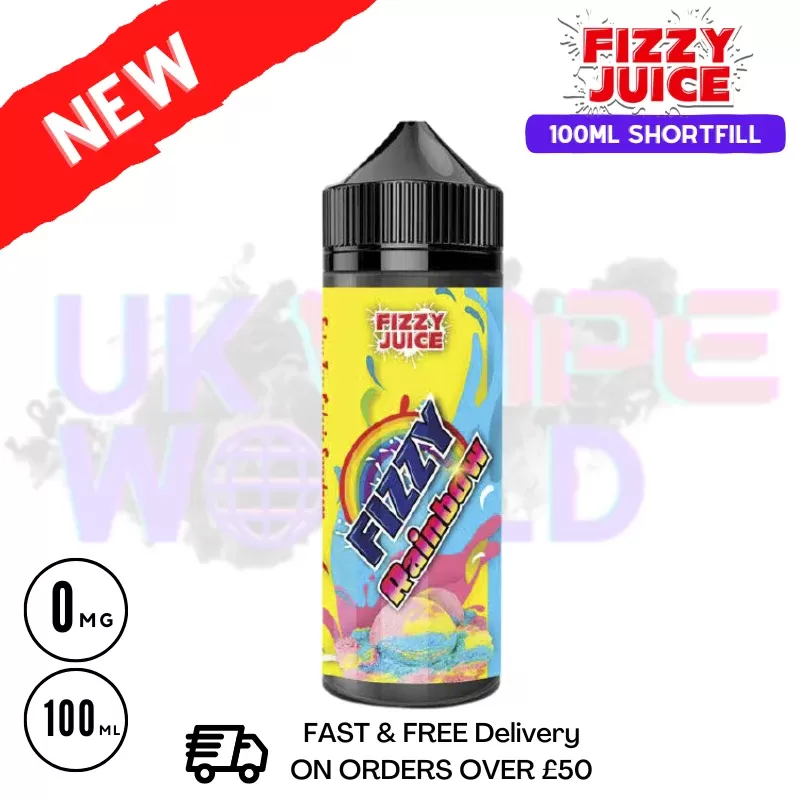 Rainbow Fizzy Juice 100ml E-Liquid – £7.89