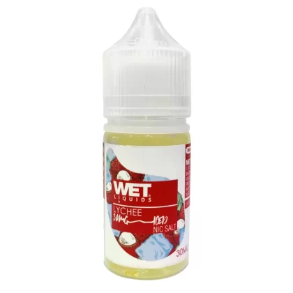 WET LIQUIDS Lychee SaltNic 30ml - Vapebazaar Pk