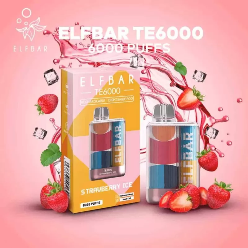 Elf Bar TE6000 Puffs - Houseofvapeindia