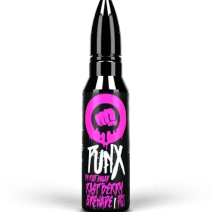 Riot Squad PUNX Raspberry Grenade E-Liquid 60ml - 3mg (1 x Nic Shot)