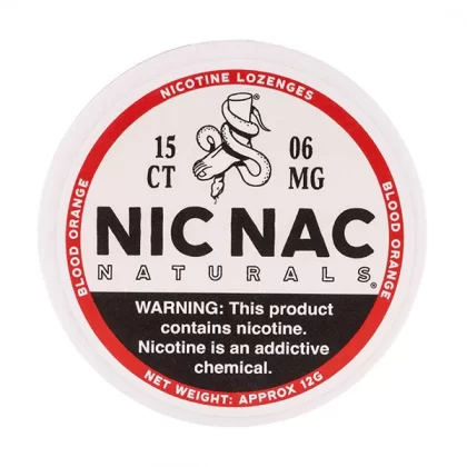 Blood Orange Nicotine Lozenges by Nic Nac Naturals - Vapesuperstore Co